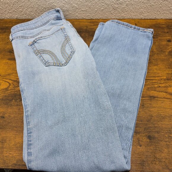 Hollister Low Rise Ripped Skinny‎ Jeans - Size 7S - Picture 1 of 8